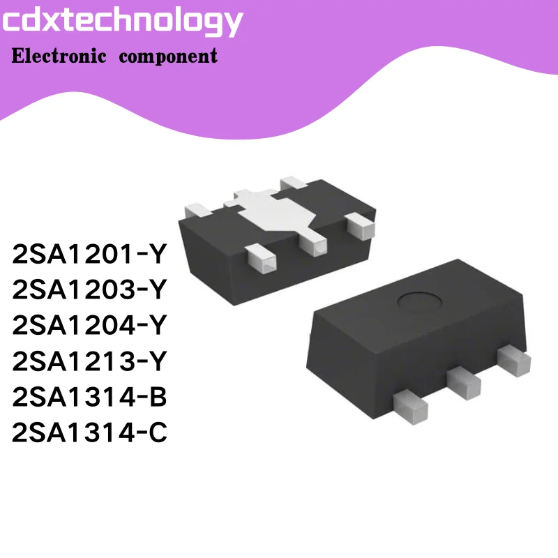 10PCS/LOT 2SA1201-Y 2SA1203-Y 2SA1204-Y 2SA1213-Y 2SA1314-B 2SA1314-C SOT89 Transistor IC chip