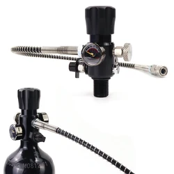 Vanne de charge précieuse à air haute pression, 300 bars, intervalles de station de remplissage, adaptateur de recharge avec filetage M18x1.5 ou 5/8-18UNF