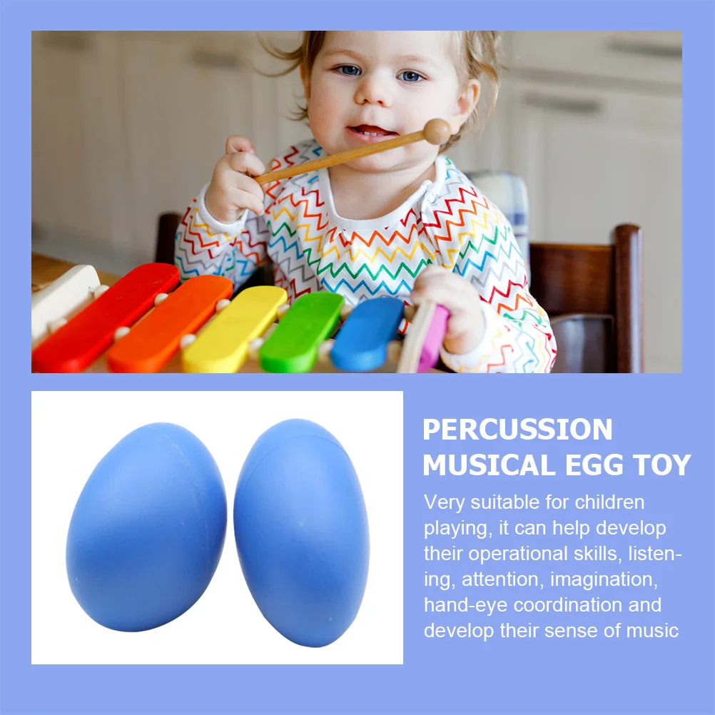 4 قطع من بيض رمل Djembe للأطفال أدوات موسيقية قرع للأطفال الصغار لعبة موسيقية لمرحلة ما قبل المدرسة