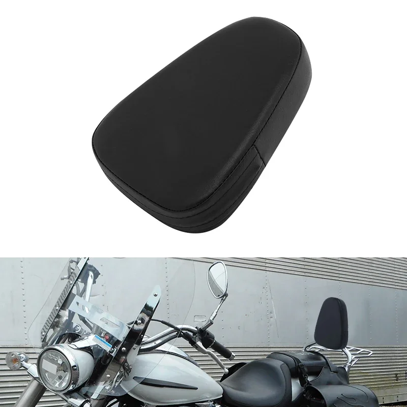 Universal Motorcycle Backrest Pad Sissy Bar Back Rest Cushion For Honda Yamaha Suzuki Harley Bobber Chopper Crusier Touring