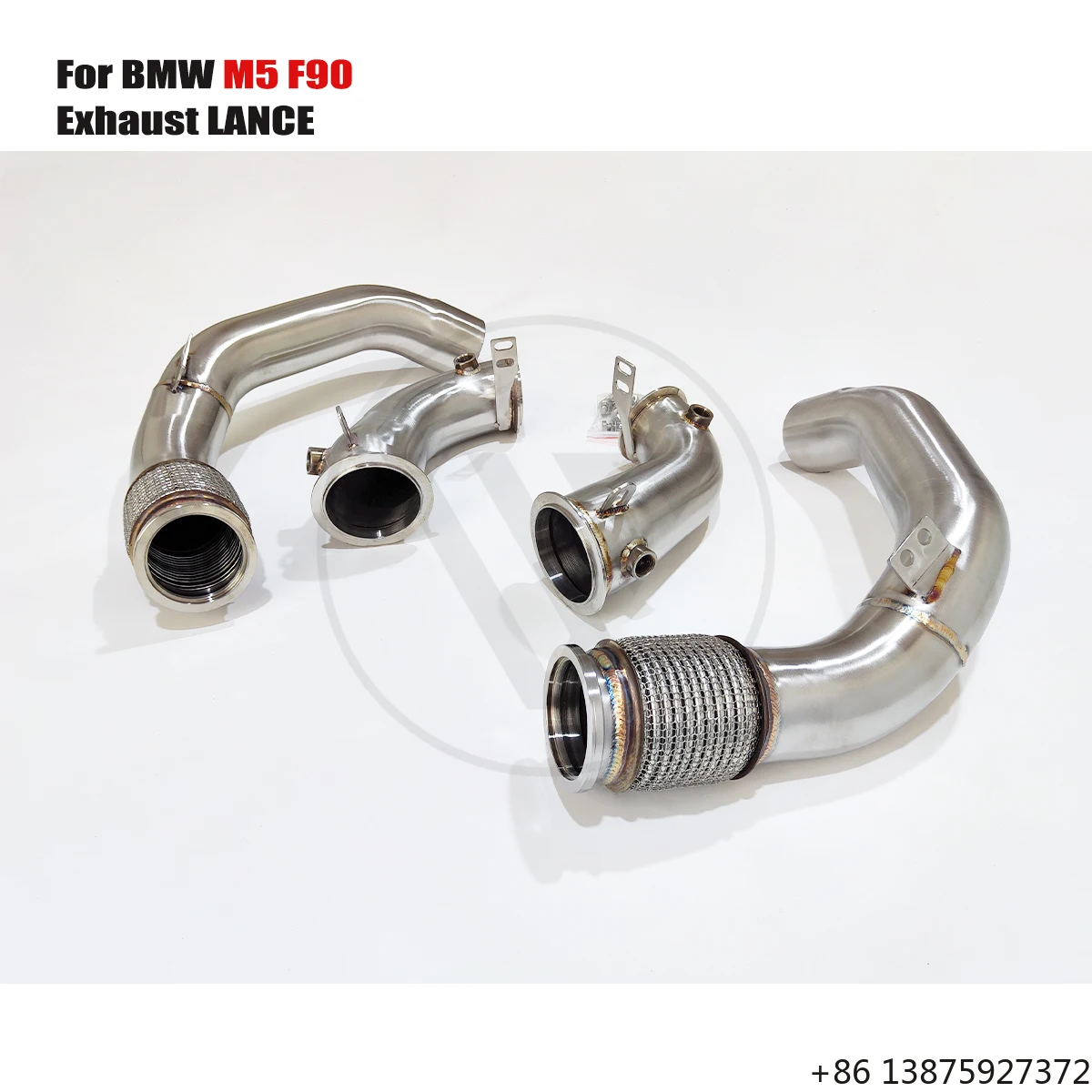 

Lance M5 F90 M5 Competition 4.4T Stainless Steel Exhaust System Racing Downpipe