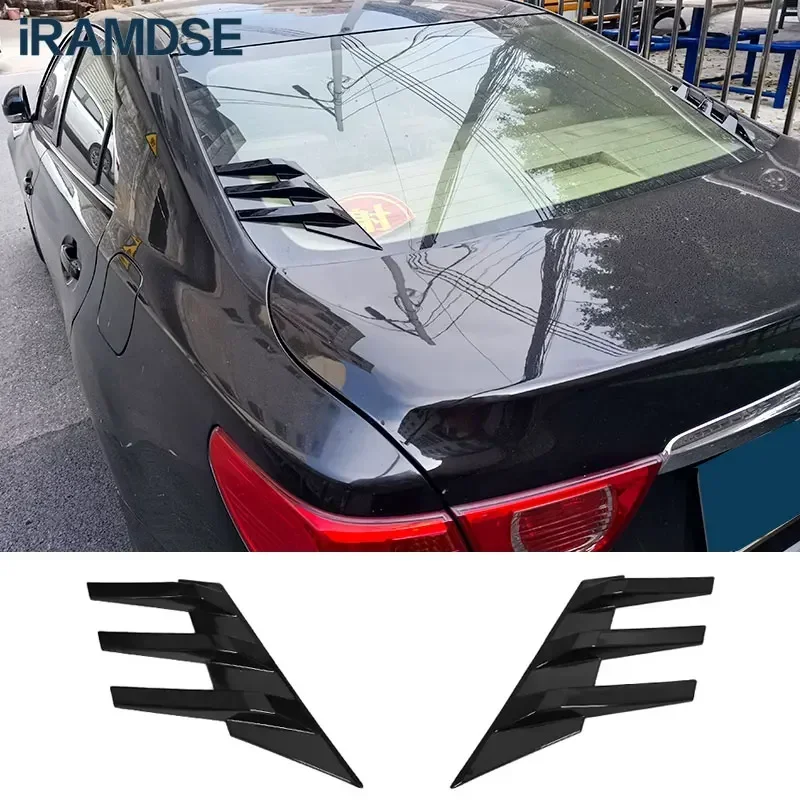 

New！ Rear Wing for Toyota Mark X Reiz Rear Windshield Side Spoiler Exterior Decorative 2010 to 2017 Carbon Paint Accessories