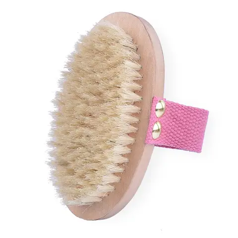 Dry Body Brushes, Exfoliating Body Scrubbers, Natural Bristles for Dry Skin, Improve Circulation, Stop Ingrown Hairs