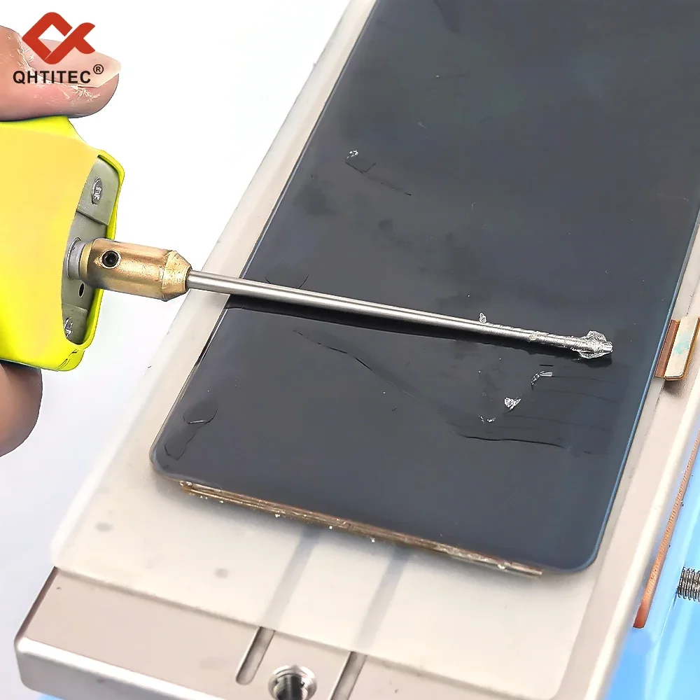 JCD الكهربائية OCA مزيل الصمغ قابل للتعديل درجة الحرارة LCD آلة قطع الزجاج الهاتف المحمول شاشة لوحة تنظيف أداة 3 فولت-12 فولت