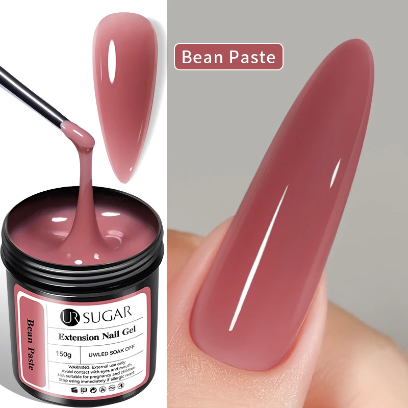 UR SUGAR 150g Acrylic Nail Extension Gel Soak-Off Hard UV GEL Formula Manicure Quick Building Constuction Self Level Nail Gel