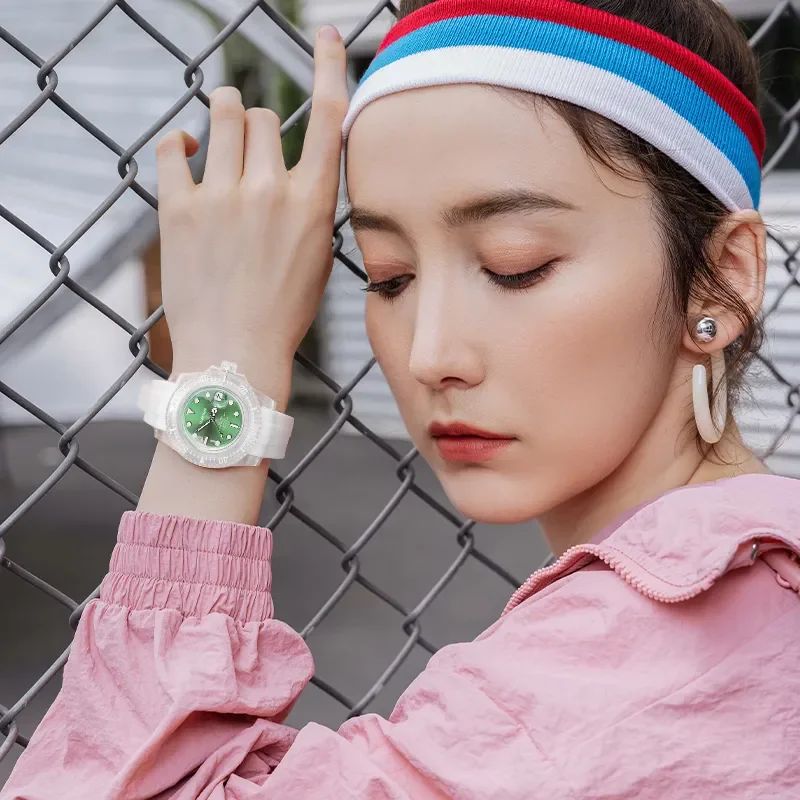 

Mark Fairwhale 3410, модные наручные часы, кварцевый механизм, роскошные часы, удобный резиновый ремешок, спортивные часы