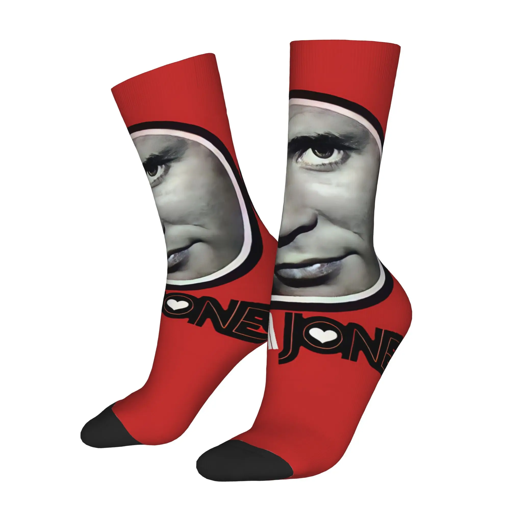 1 Pair Funny Happy Men's Sock Literary Legend Retro Harajuku T-Tom Jones Street Style Novelty Seamless Sock
