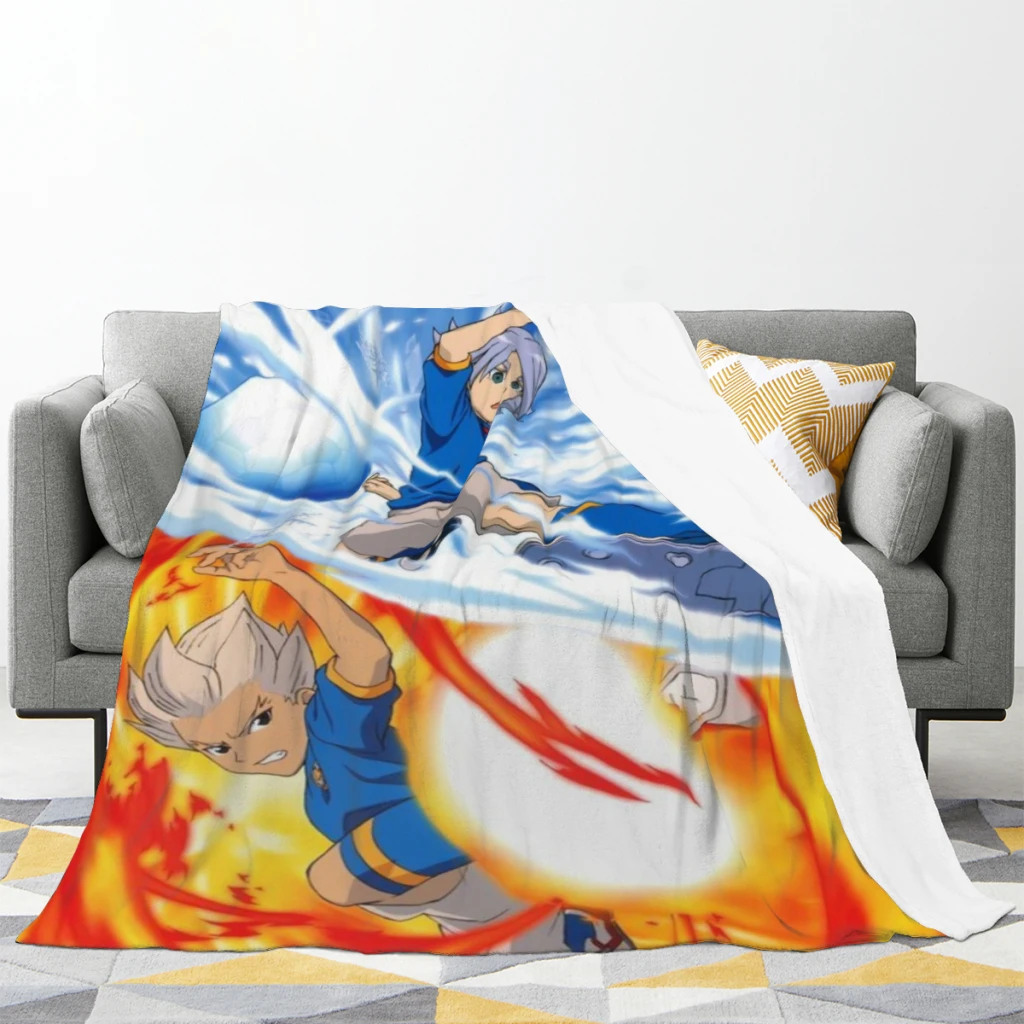 Hot Game Inazuma Eleven Comfortable Flanne Blanket Fluffy Soft Bedroom Decor Sofa Blankets Comforter Home and Decoration