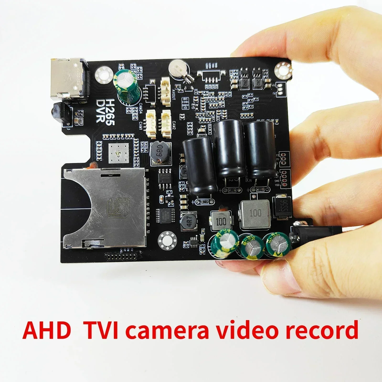 

2CH Mini AHD DVR PCB Board HD 1080P 2-канальный автомобильный автобус Мобильная плата DVR Цифровой видеорегистратор с поддержкой SD-карты с дистанционным управлением