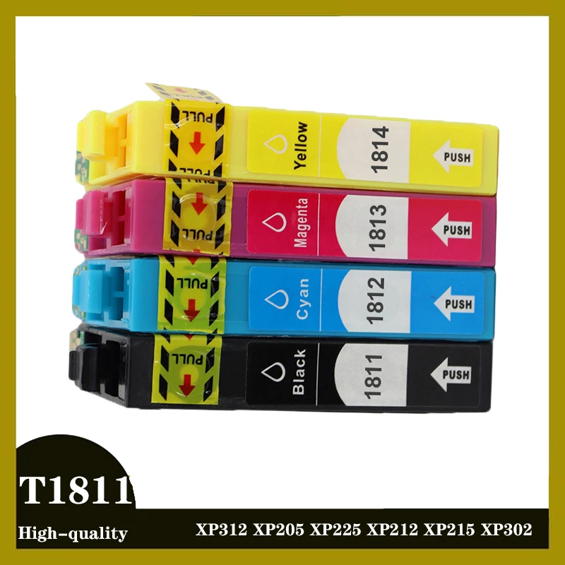 

18XL T1811 T1814 Ink Cartridges for Compatible EPSON XP312 XP205 XP225 XP212 XP215 XP302 XP412 XP402 XP415 printer