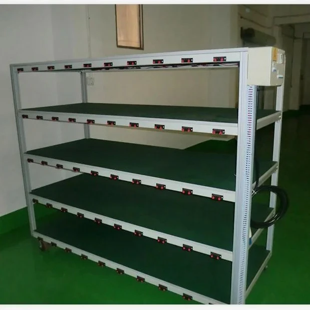 LED-Panel-Licht oder Straßenlaterne im Alter von Rack