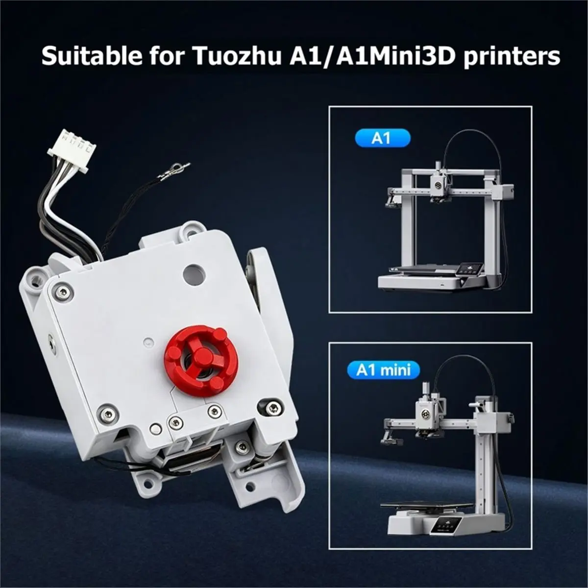 CH◆☆§For A1 /A1 Mini Exturder Unit Hardened Steel Gear Extruder Kit for 3D Printer Parts~HOT SALE