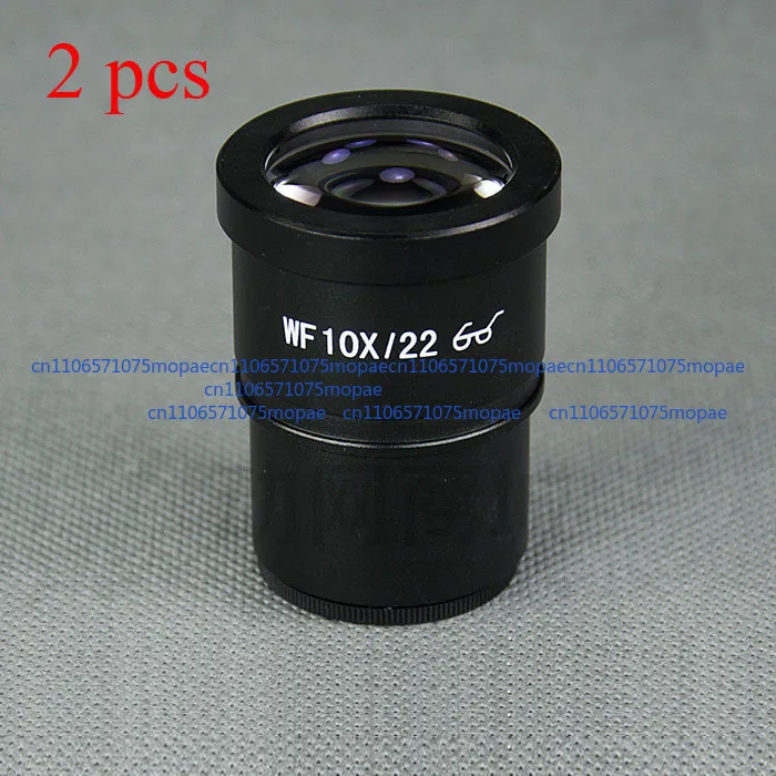 WF10X / 22 High Eye-Point Eyepieces for Compound Microscope 30mm Tube Pack of 2