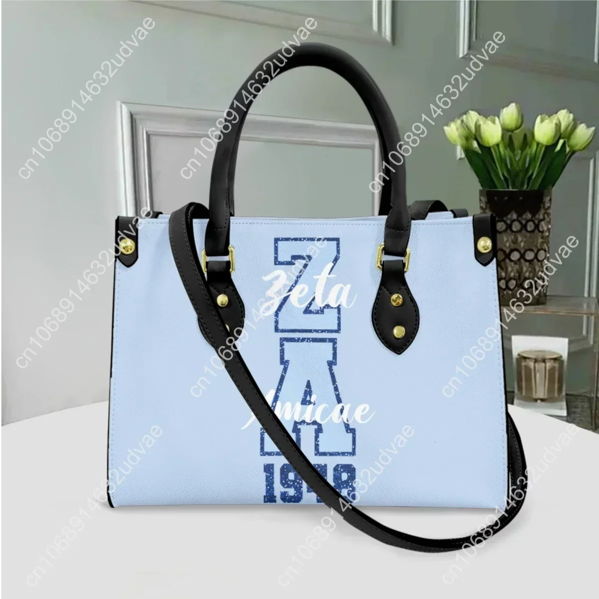 New Popular Ladies Commuter Handbags Zeta Amicae Design Casual Shoulder Bag Friends of Zeta Printed Coin Purse Clutch Gift 2023