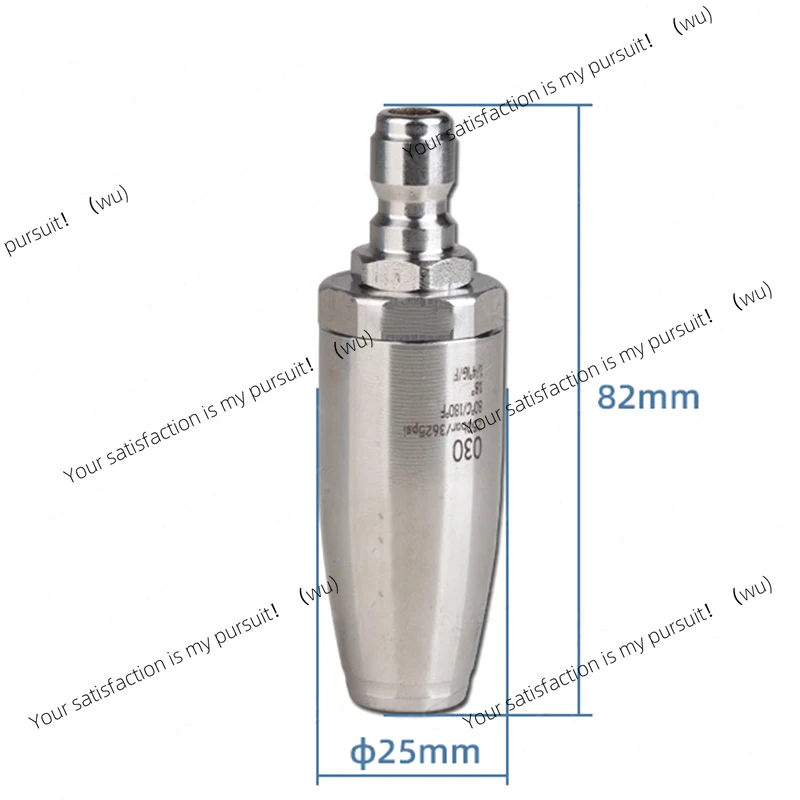 ZOCI-1Pcs Turbo Nozzle For Pressure Washer Rotating For Hot And Cold Water With 1/4 Quick Connect Stainless Steel 3600PSI