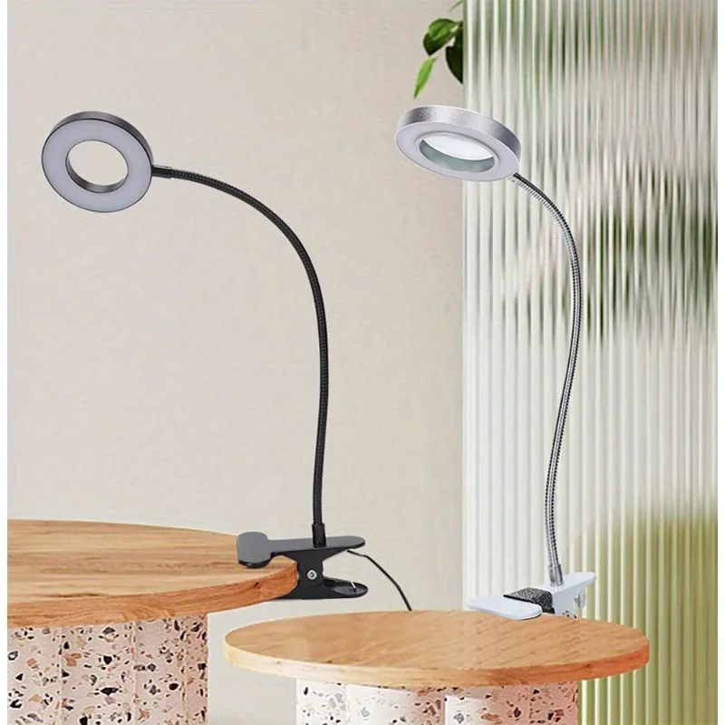 แว่นขยายกําลังสูงอเนกประสงค์, ไฟ LED, พร้อมคลิป, อุปกรณ์ป้องกันดวงตา, การอ่านหนังสือ, เพ้นท์เล็บ, งานปัก, เซลฟี่, ไฟ