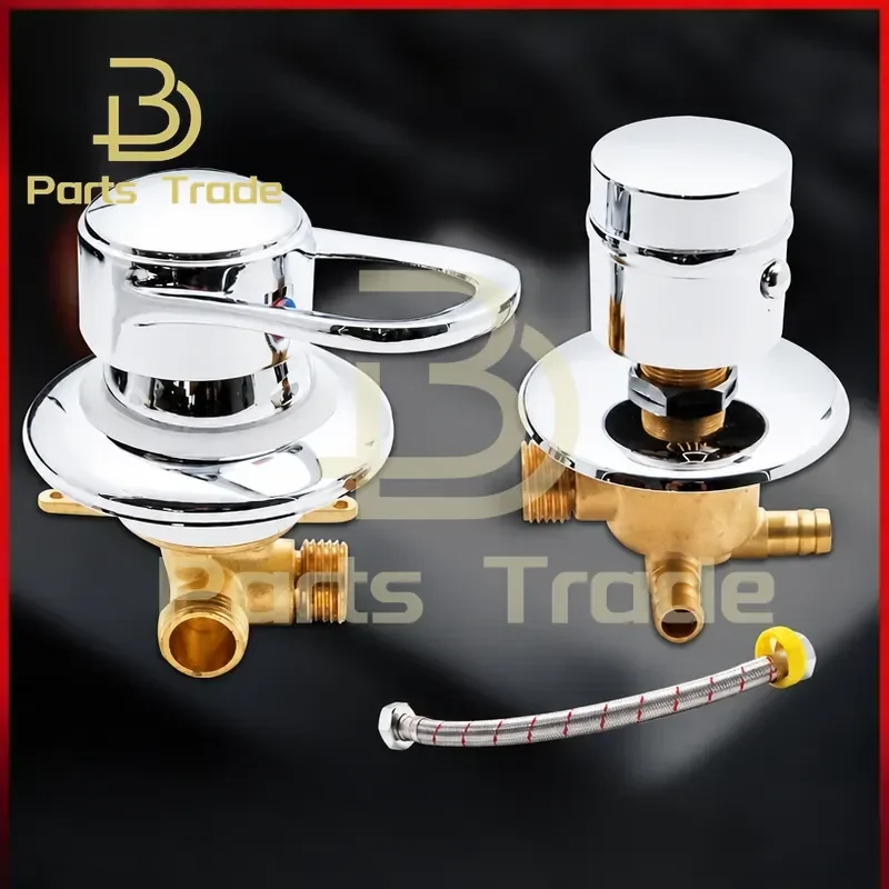 for Shower Faucet Bathroom Cold Hot Water Mixing Valve 1 2in Two way Three way Four way Five Gear Switch