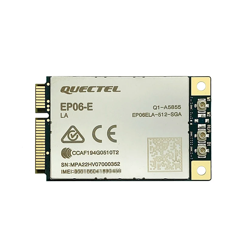 新しいquectel-Mini pcie EP06-E iot/EP06ELA-512 M2M-optimized LTE-A cat6モジュール,ヒートシンク付き,アダプター,SIMカード,soth