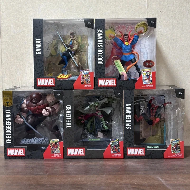 

McFarlane Toys Marvel Doctor Strange/Spider-Man/The Lizard/Juggernaut/Gambit 1:10 Scale Posed Figures Original Statue Model Doll