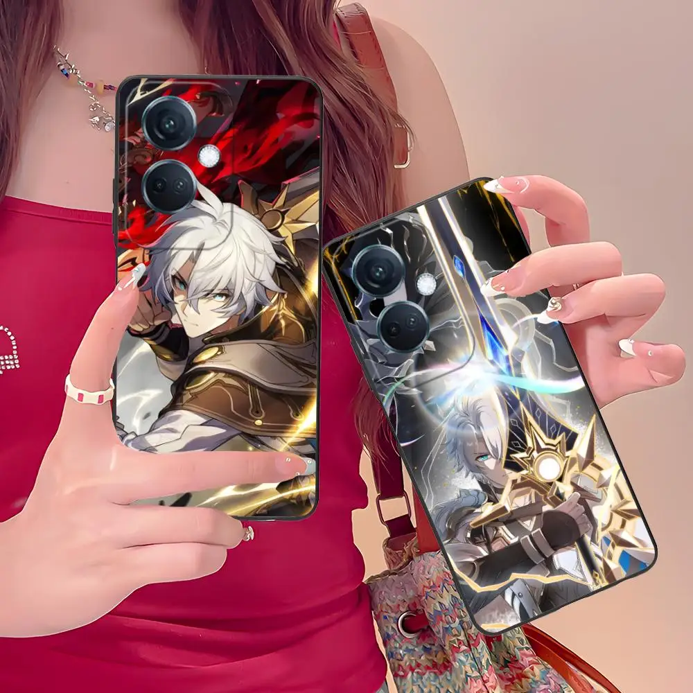 

Чехол для телефона Honkai Star Rail Phainon для OPPO Reno 14 13 12 11 10 9 8 7 6 5 F T Pro 5G с цветным принтом, роскошный чехол для мобильных телефонов