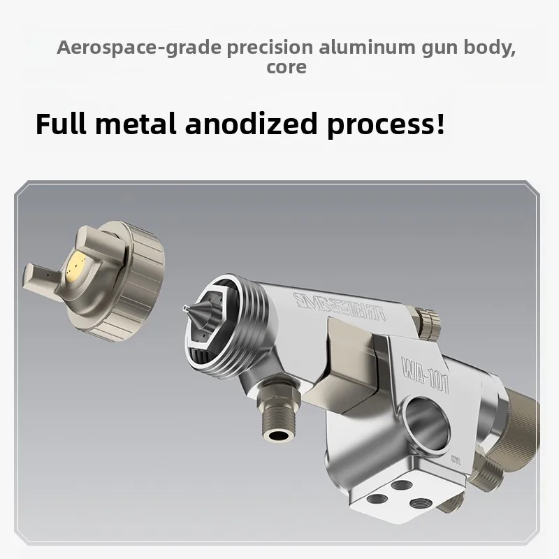 Saintner Wa-101 Automatic Spray Gun Pneumatic High Atomization Assembly Line Reciprocating Machine Large-Caliber Paint Spray Gun