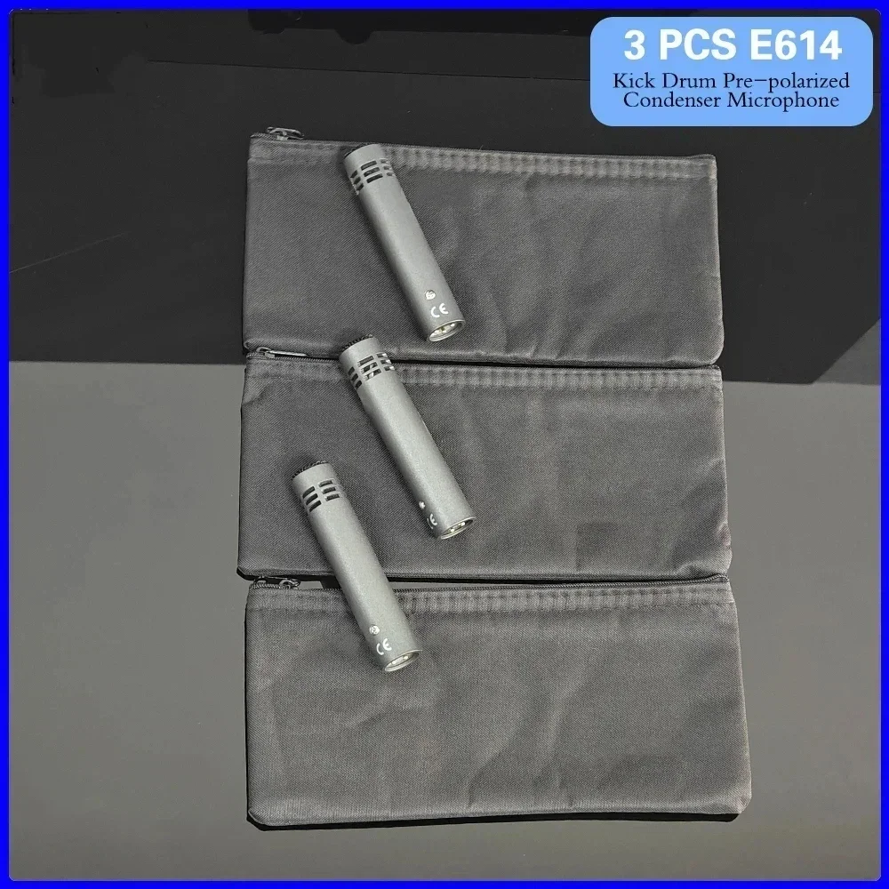 

Горячая новинка 2026: Комплект из 3 гиперкардиоидных конденсаторных микрофонов серии Evolution 600 E614 для деревянных/струнных инструментов