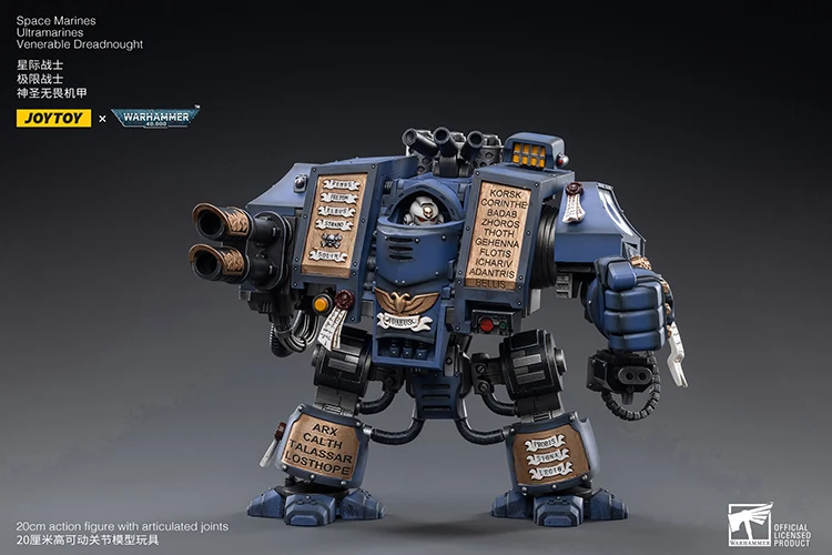 

JOYTOY 1/18 Action Figure Mecha 40K Space Marines Ultramarines Venerable Dreadnought Re-issue Version Toy Gift
