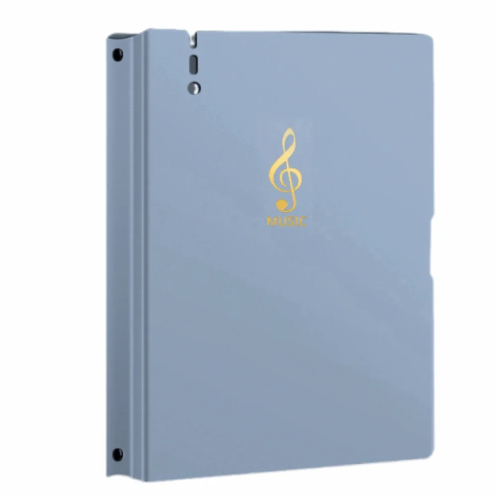 

A4 Sheet Music Folder Spiral Loose-leaf Storage Document Organizer Ring buckle Index Post Piano Score Storage Holder Guitar