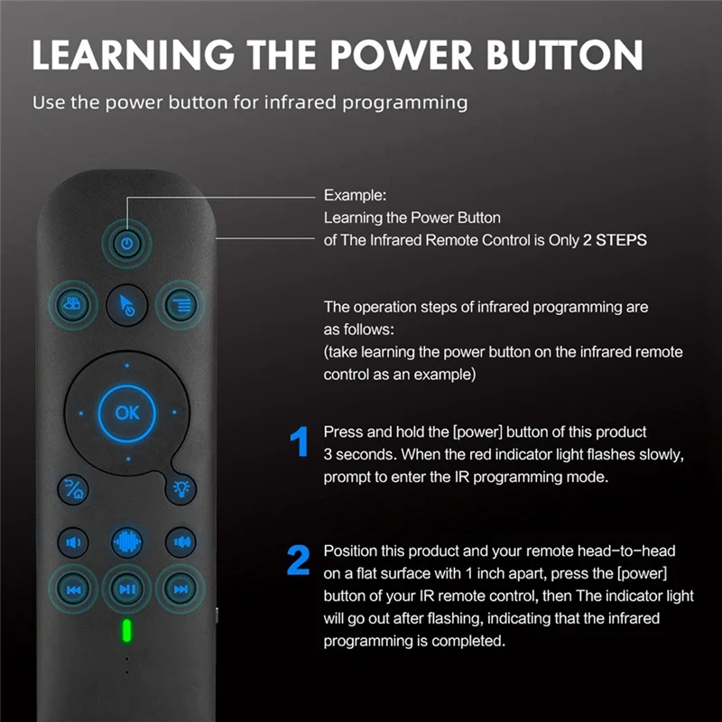 

ABKN-G60S PRO BT голосовой пульт английского + русского голоса с подсветкой 2,4G Bluetooth двухрежимный пульт дистанционного управления для Android TV BOX проектор