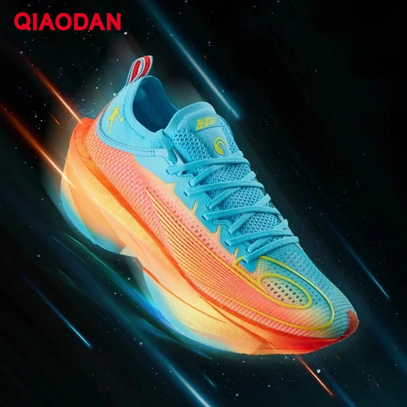 

QIAODAN Feiying Plaid 2.0 для унисекс, новинка 2025, профессиональные марафоны, дышащие противоскользящие амортизирующие кроссовки QDB023252290
