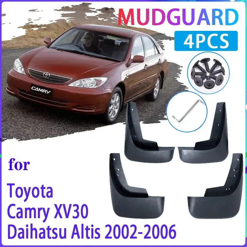 

Car Mud Flaps for Toyota Camry XV30 XV 30 2002 2003 2004 2005 2006 Mudguard Splash Guards Fender Mudflaps Auto Accessories