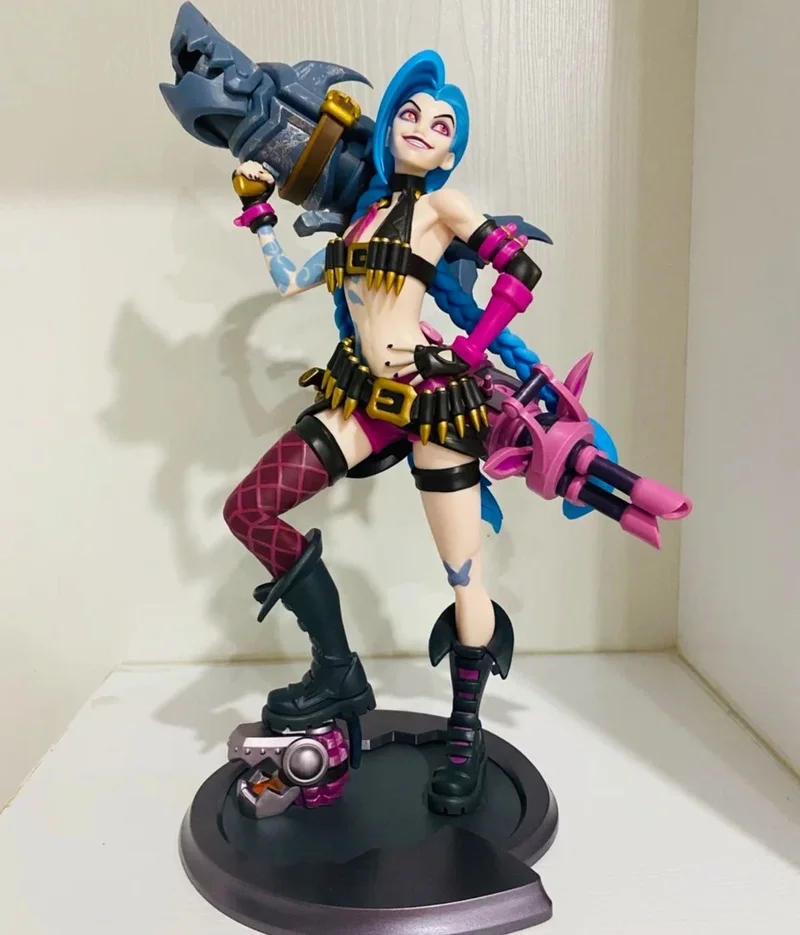 League Of Legends Game Periphery Figure The Piltover Enforcer Vi Jinx Medium Sculpture Action Figure Model Collectible Gift