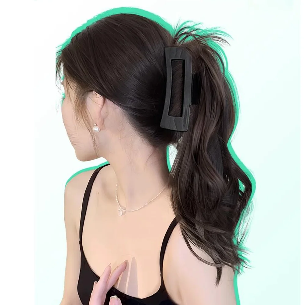 Perruque synthétique Y2K Hotties pour filles, longue, moelleuse, bouclée, queue de cheval haute, Extensions de cheveux élégantes pour femmes, demi-cascade à clipser