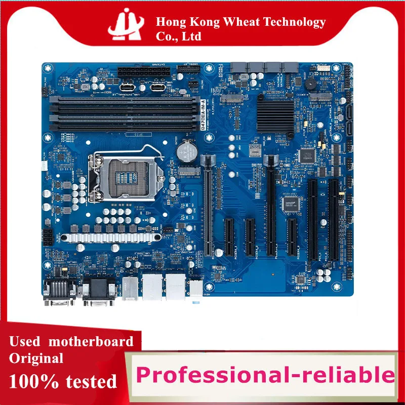 Intel Q470 Q470EA-IM-A motherboard Used original LGA 1200 LGA1200 DDR4 USB2.0 USB3.0 SATA3 Desktop Mainboard