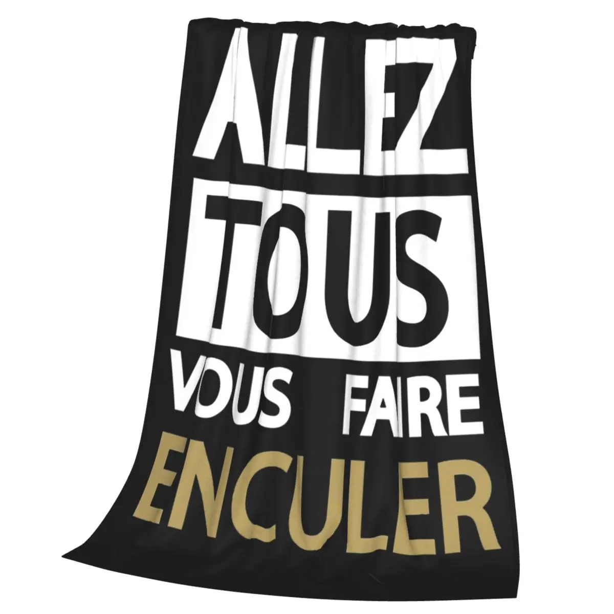 Jean Marie Bigard-ALLER TOUS VOUS FAIRE ENCULER Active Blankets Soft Warm Flannel Throw Blanket Bedding for Bed Travel Home Sofa