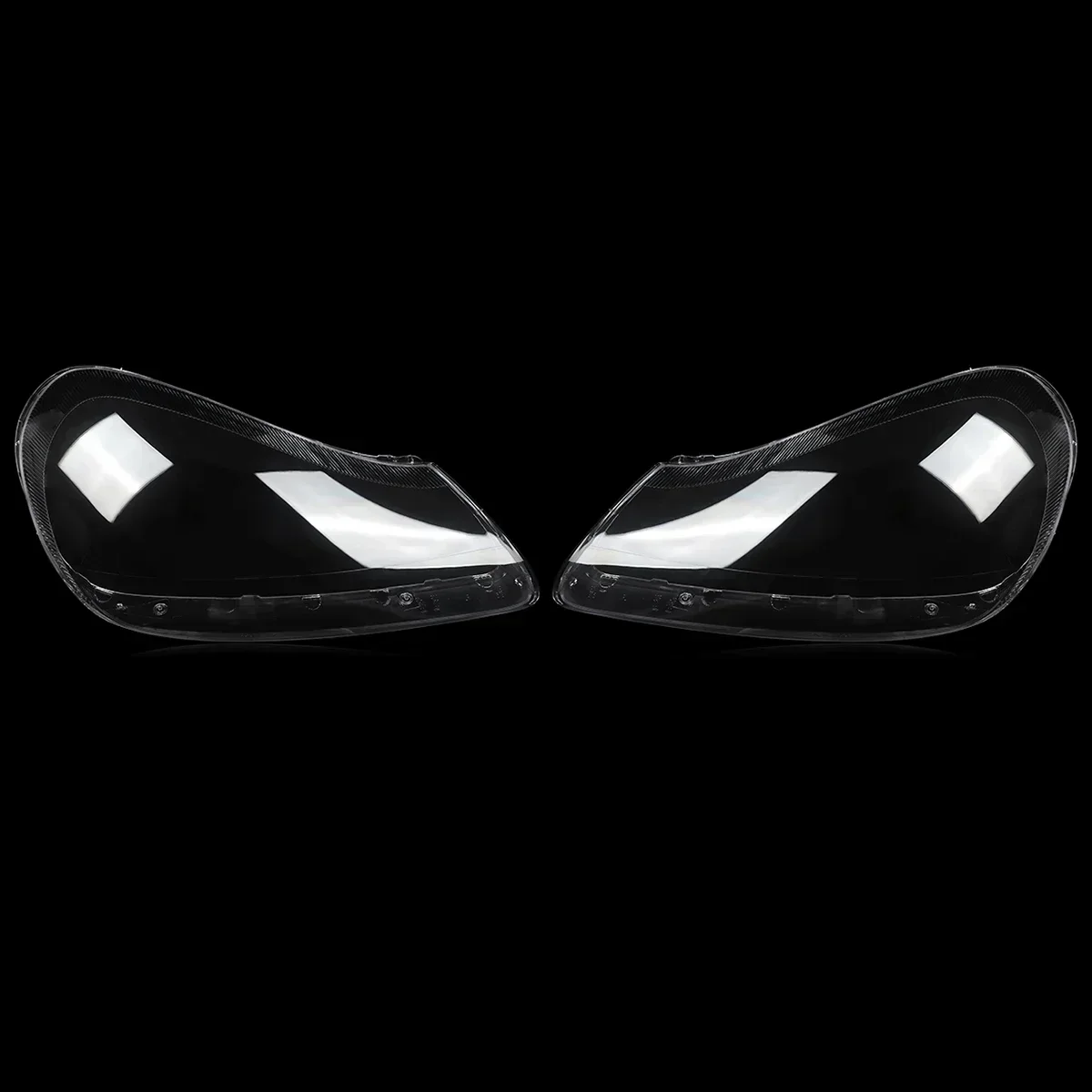 MAGICKIT Fits Porsche Cayenne L+R Headlight Lens Covers Replacement Clear Shell 2008-2010 Headlamp Lampshade car accessories