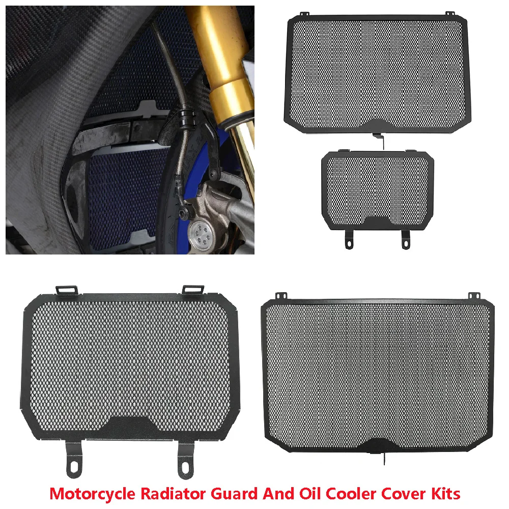 

Fit for Yamaha YZF R1 ABS YZF-R1 YZF-R1M YZF-R1S 2015-2023 Motorcycle Engine Radiator Guard And Oil Cooler Grille Cover Kits