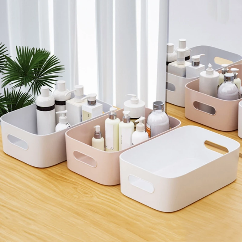 Household Sundries Storage Box Office Desktop Student Dormitory Finishing Storage Basket Stationery Notebook Pen Storage Box