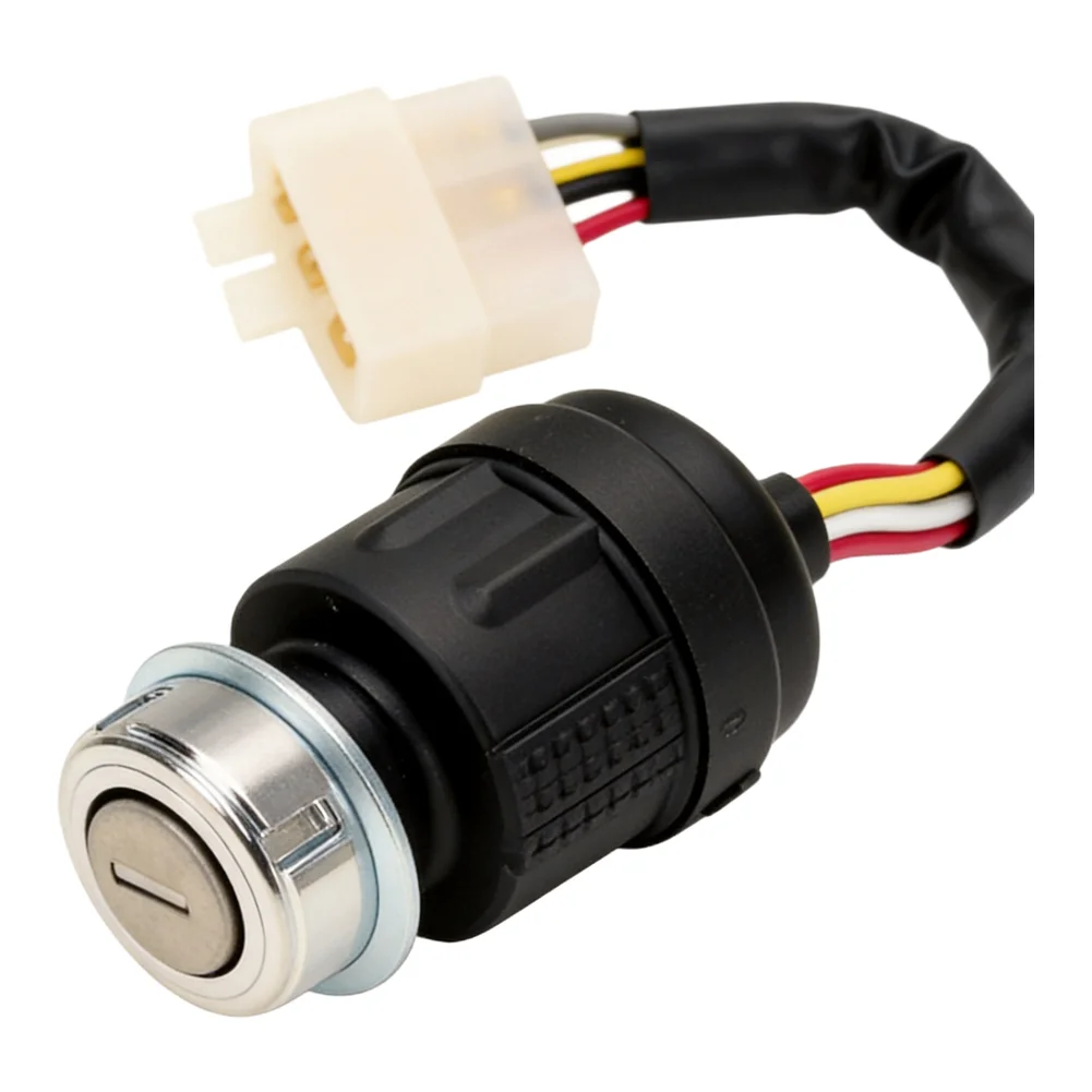 1Pc 5 Wire 5 Pin Ignition Key On Off Switch Assembly For Diesel Engine Generator High Quality Ignition Switch Hot Sale Part