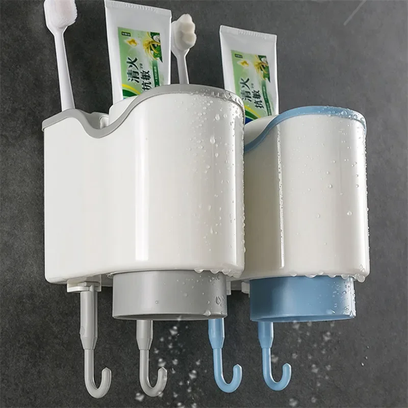 Household Life Kitchen Appliances Daily Storage Creative Toilet Couple Toothbrush Holder