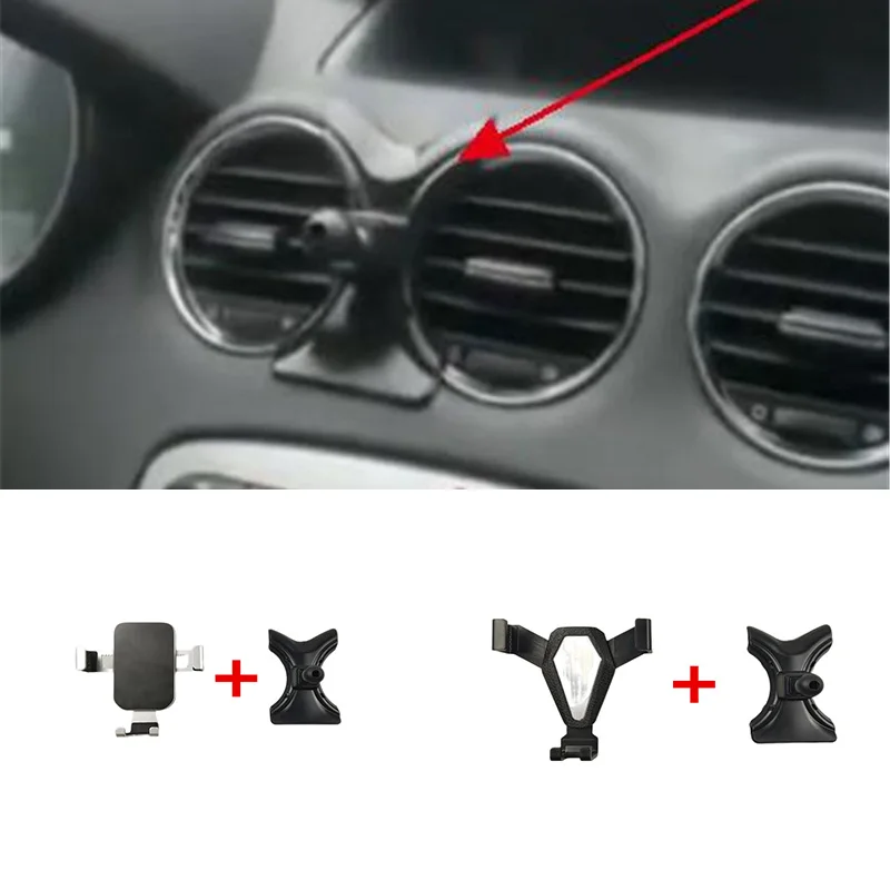 1Set Plastic Material For 2010-2013 Peugeot 408 Special Car Phone Holder Fixed Bracket Stand Mobile Gravity Linkage