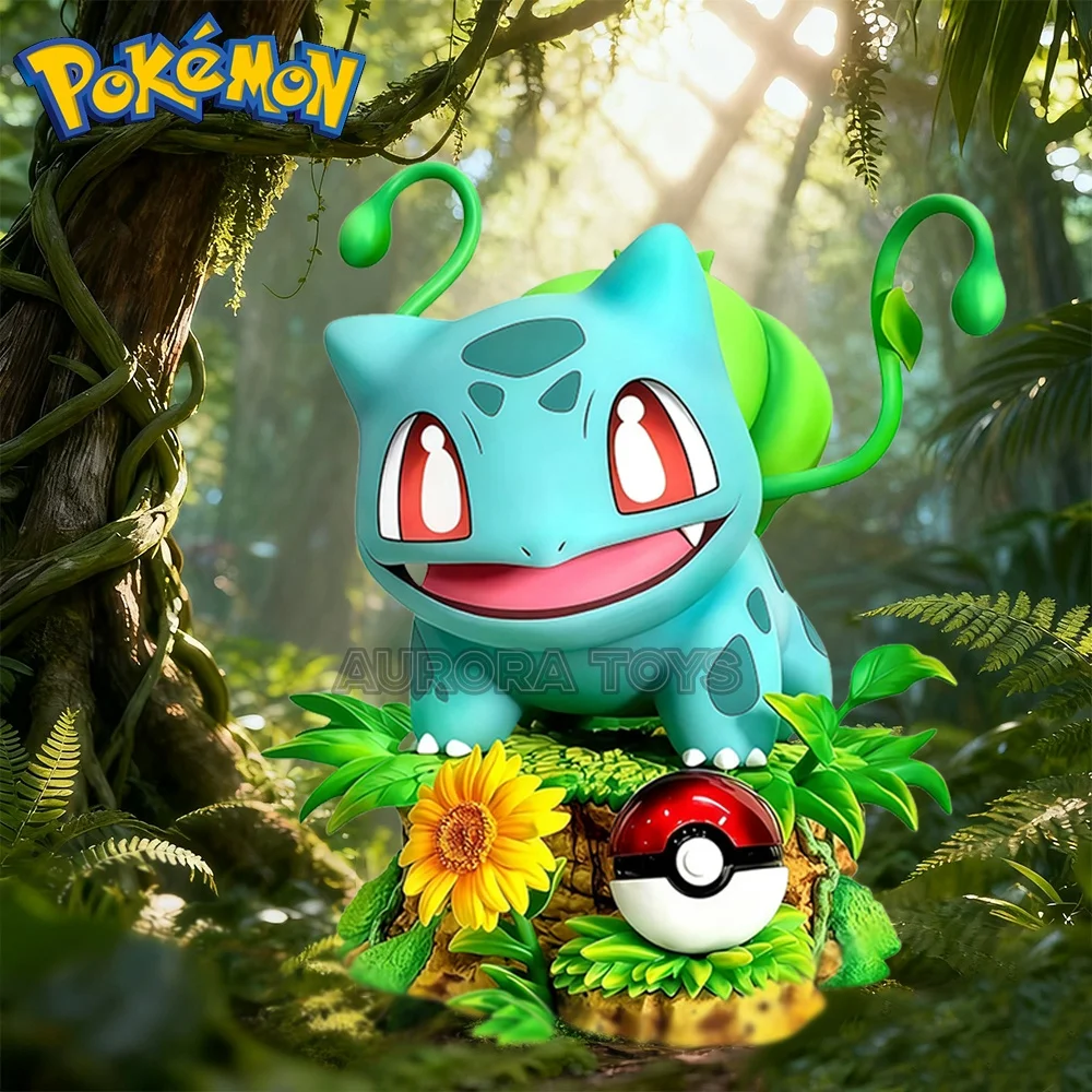 10cm/3.94in Anime Pokemon Figure Bulbasaur Action Figures Pvc Statue Desk Ornament Collection Model Toys for Children Gifts