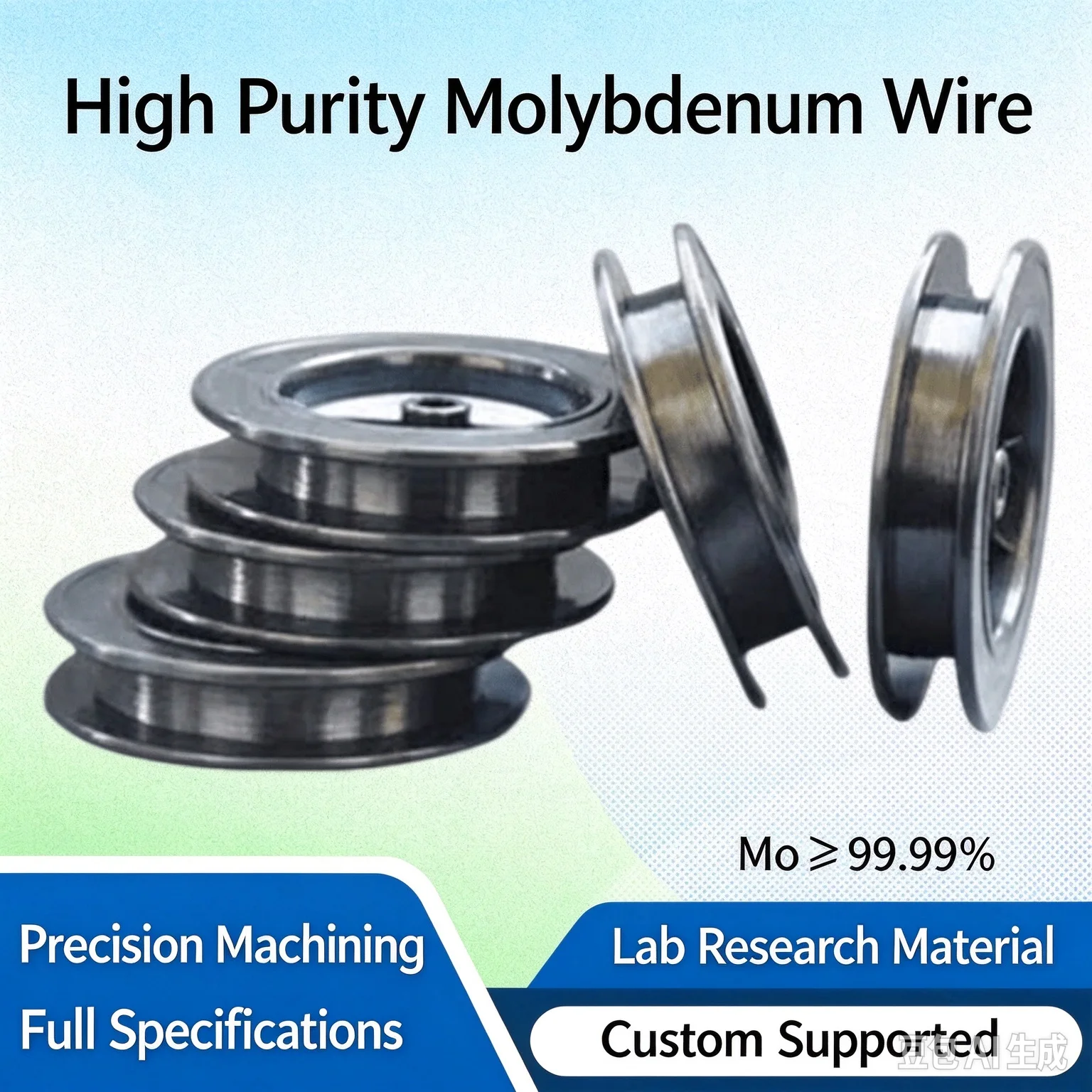 High Purity Molybdenum Wire,PureMoWire for ElectretExperiment,High Temperature Resistant Thick&Thin Mo Filament for Lab Research