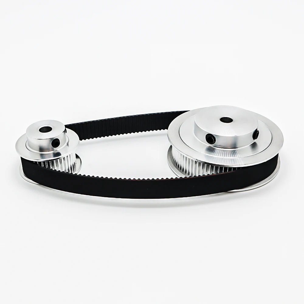 20T 40T HTD 3M Timing Belt Pulley Set Belt Width 15mm Reduction 1:2 40Teeth Synchronous Wheels Set 3M 20Teeth Timing Pulley Kit