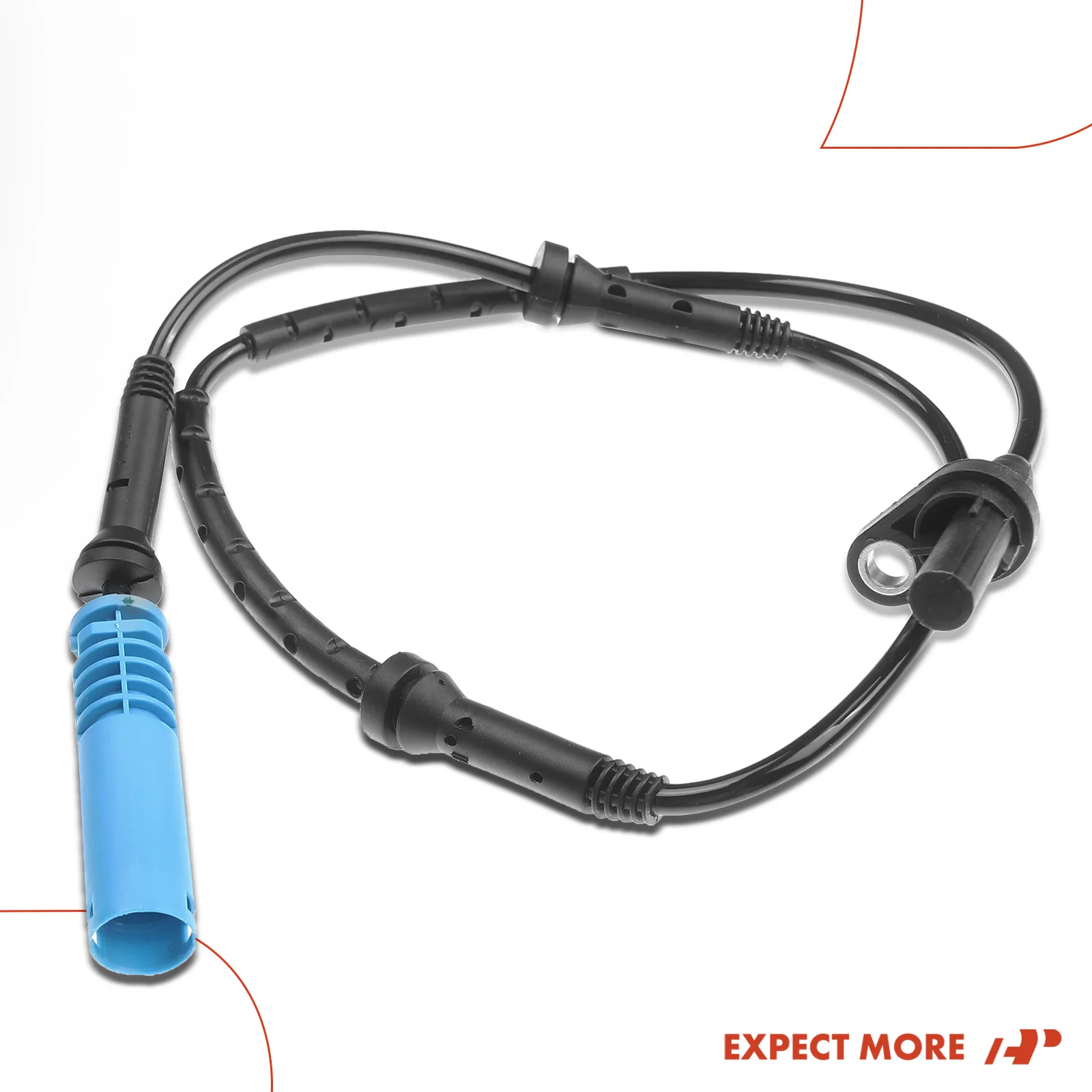 A-Premium Front Driver or Passenger Side ABS Wheel Speed Sensor for BMW 745i 745Li 2003-2005 750i 750Li 2006-2008 760i 2004-2006