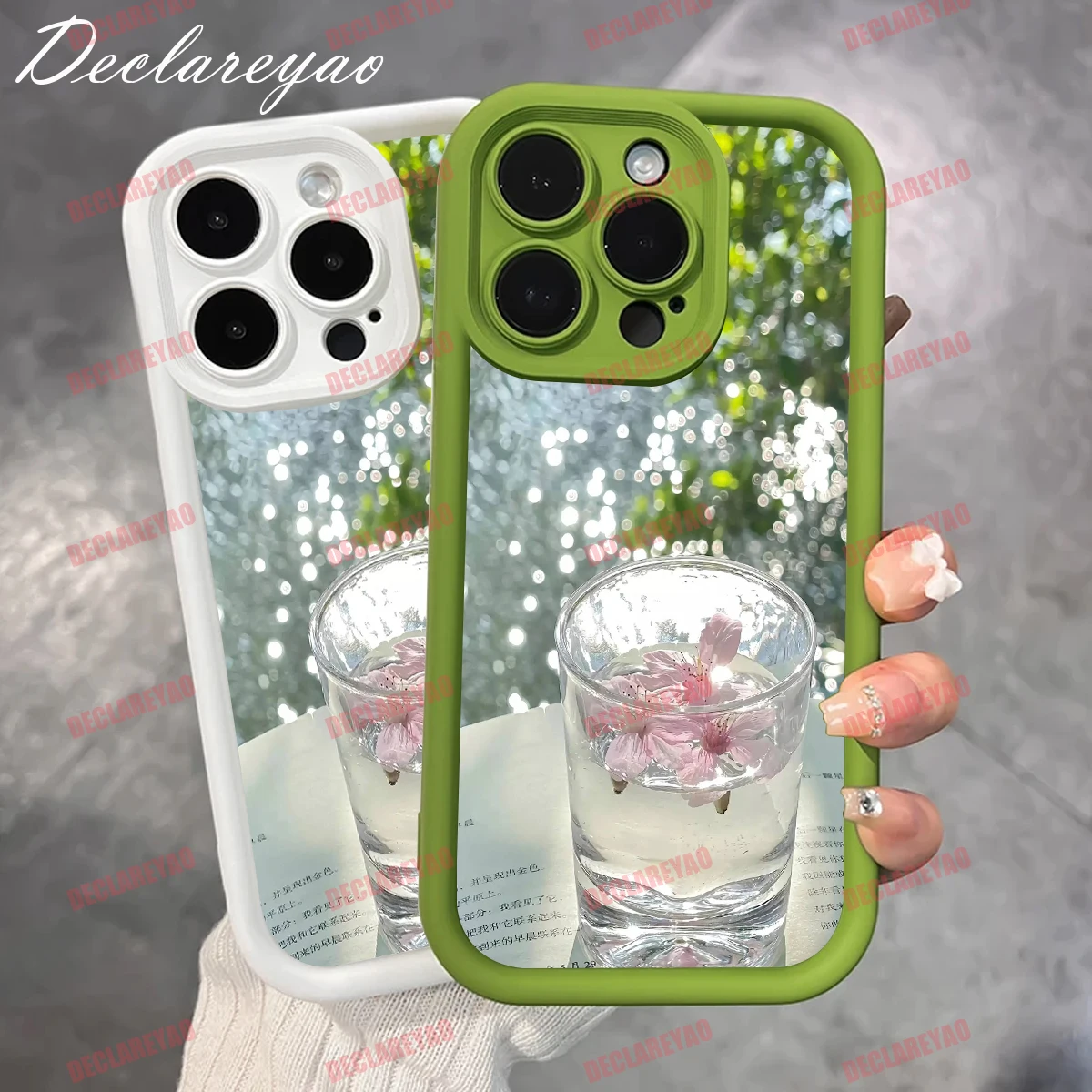 DECLAREYAO لينة ضوء سليم ماتي بولي يوريثان يغطي ل VIVO Y35 Y200E Y93 S1 Y72 Y56 لايت Y55 Y95 Y20S Y81 V27 Y2 غطاء حافظة مقاوم للصدمات