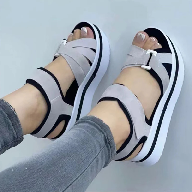 Women Sandals Shoes Summer Plus Size Shoes Woman Outdoor Sandals Ladies Wedge Women Shoe Casual Footwear Sandal Women Female