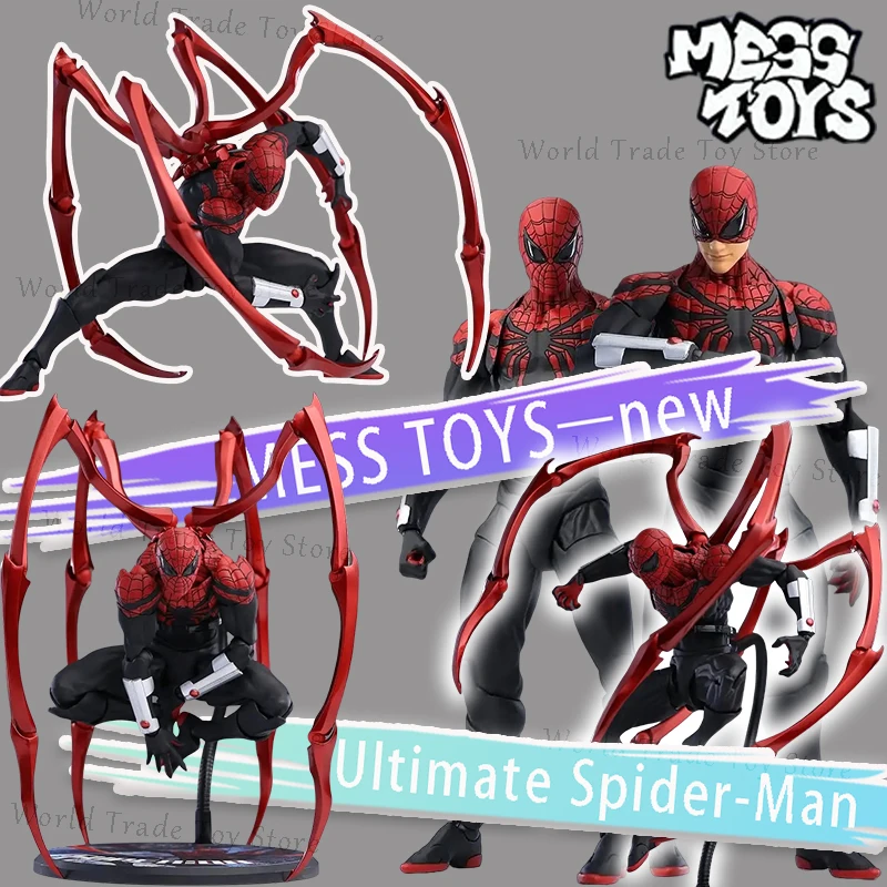 

【Presale】new Official genuine Marvel Comics series Peter Parker Ultimate Spider Man articulated figurine model birthday gift toy