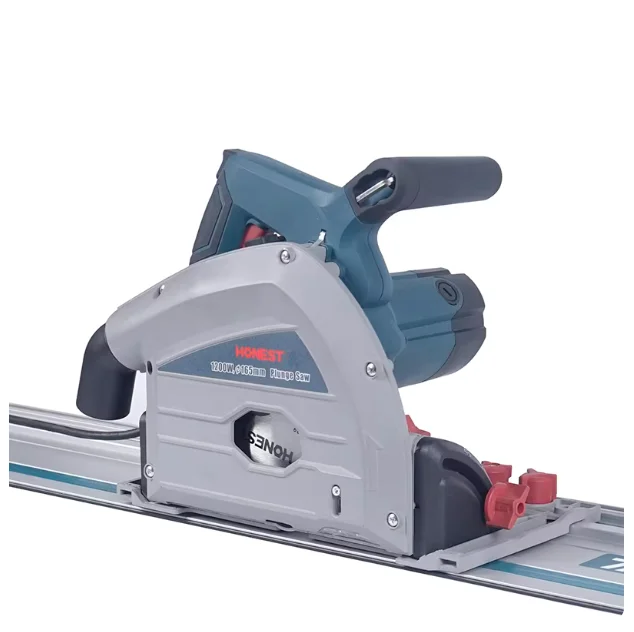 Factory Price 2000w Plunge-cut Saw With Scoring Function With Guide Rail 1.4m Orbital Hand Pusher Saw Woodworking Saws