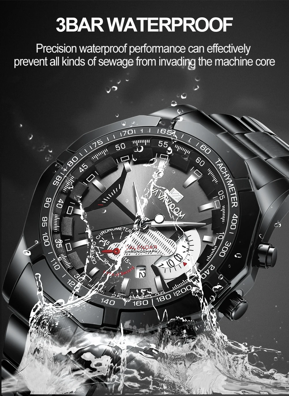 VA VA VOOM Relogio Masculino Watch Men Square Mens Watches Top Brand Luxury Golden Quartz Stainless Steel Waterproof Wrist Watch
